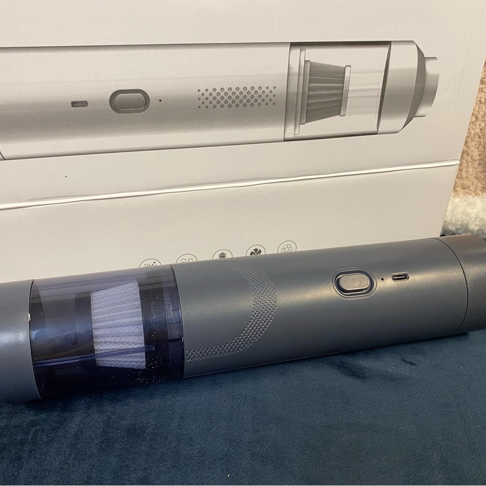 Portable Gray Vacuum Cleaner